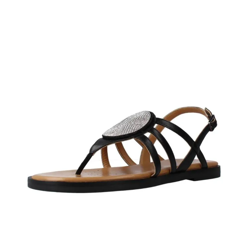 GEOX D NAILEEN One Strap Sandals Women's Black-2