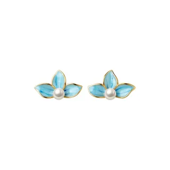 ZWU 925 Sterling Silver Needle Stud Earrings Women's