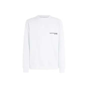 CALVIN KLEIN Sweatshirt Europe Version Men's Bright White