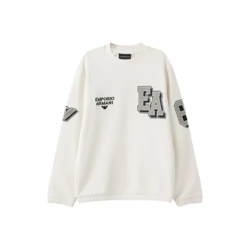 EMPORIO armani Handbag FW24 Sweatshirt Men's Vanilla White