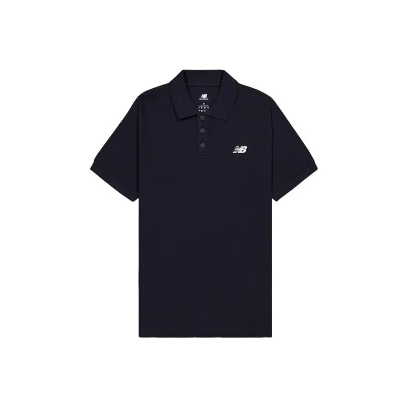New Balance Polo Shirt Men's Black-0