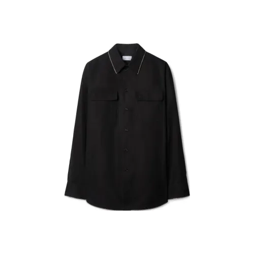 OFF WHITE Collared Long Sleeved Shirt