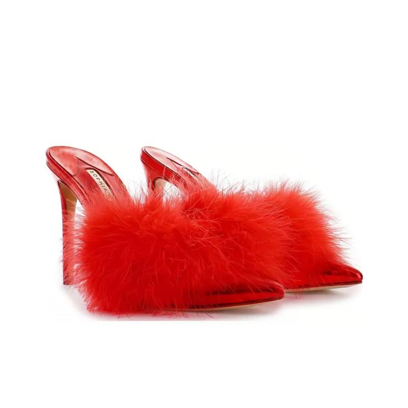 Sophia Webster High Heels 10cm Women's Red-2