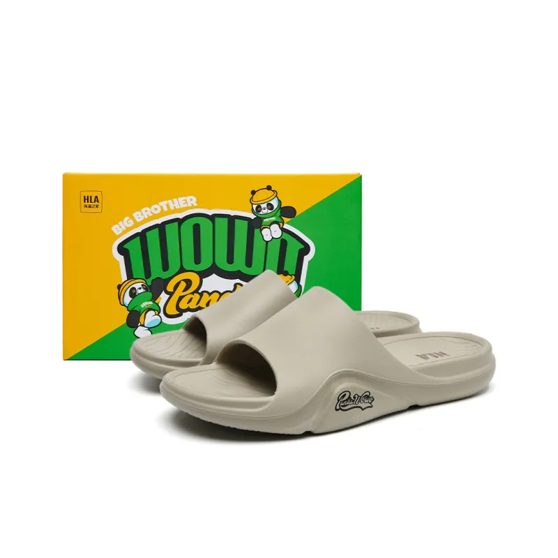 HLA Panda Wowo Series Slide Slippers Men's-0