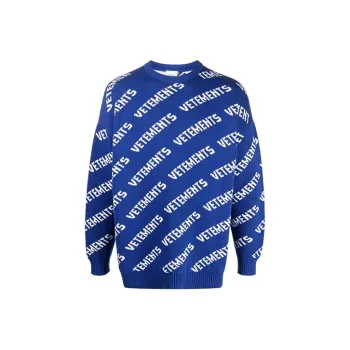 Vetements Sweaters Unisex Blue
