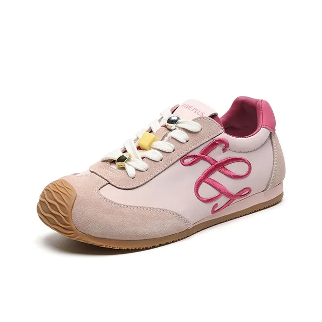 FIVE PLUS Slip Resistant Cushioning Lightweight Low Top Skateboard Shoes Women's-8