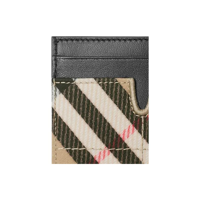 Burberry Polyester Card Holder Women's Sand-2