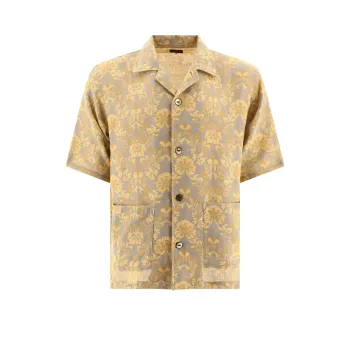 Needles Cabana Collared Short Sleeved Shirt
