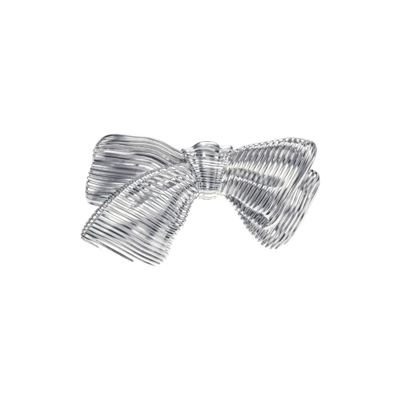 LELOUP Rhodium Plated Copper Clip On Earrings Women's Silver-5