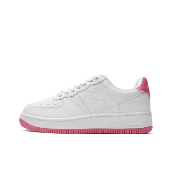 Kappa OG Back to Back Thermal Slip Resistant And Abrasion Resistant Low Top Skateboard Shoes Women's White Pink
