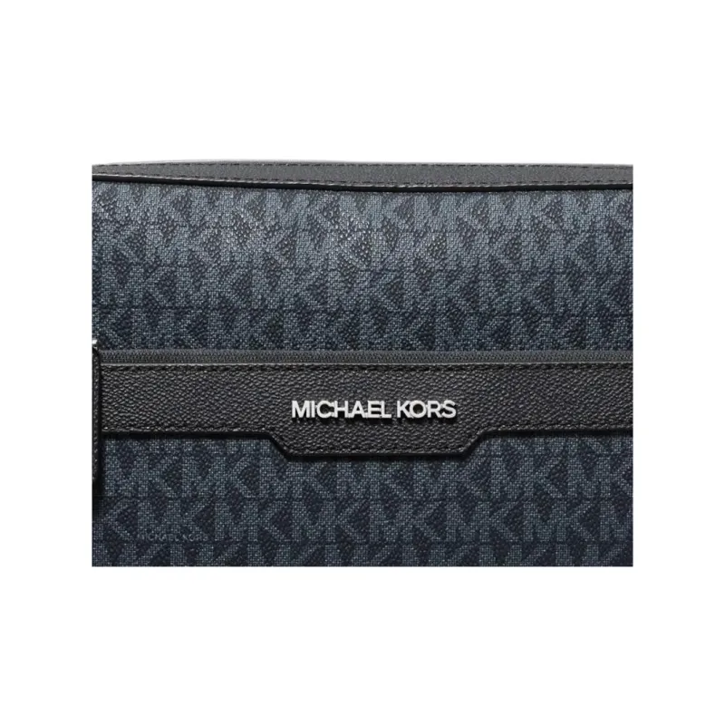 MICHAEL KORS COOPER Artificial Leather Shoulder Bag, Crossbody Bag Men's Dark Blue-3