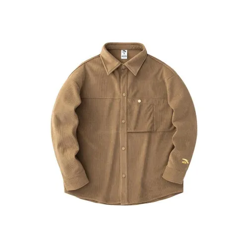Anta Life Collection Shirt Men's Hazelnut Brown