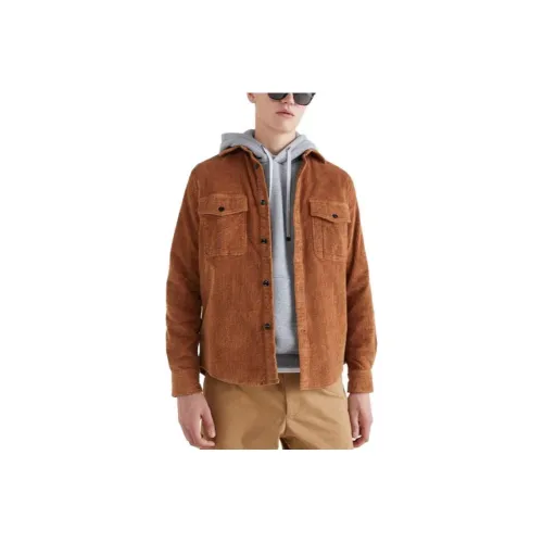 Tommy Hilfiger Shirts Men Brown