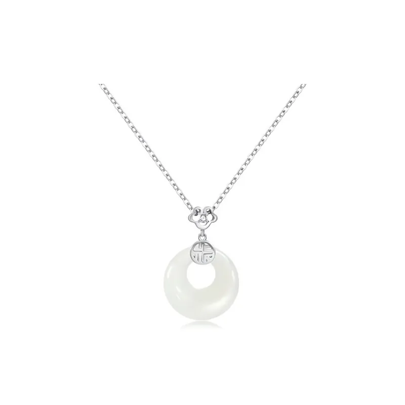 LYUMIN S990 Sterling Silver Necklaces Women's-5