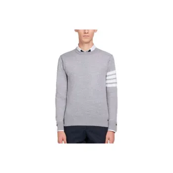THOM BROWNE 4 Bar Striped Sweater