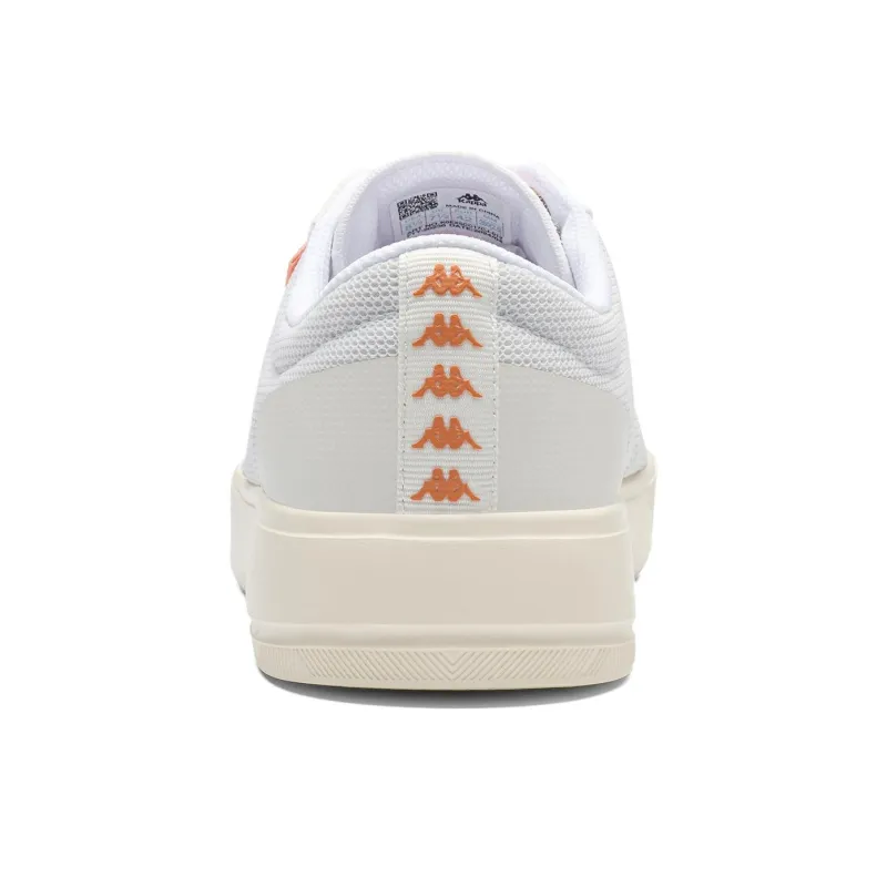Kappa Anti Slip Wear Resistant Low Top Skateboard Shoes Men's Classic White-4