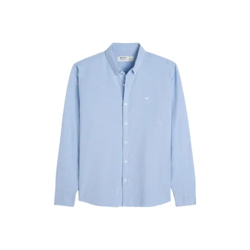 Hollister Shirts Men Blue