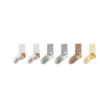 Cotton Gene Mid Calf Socks Women's Combo Set