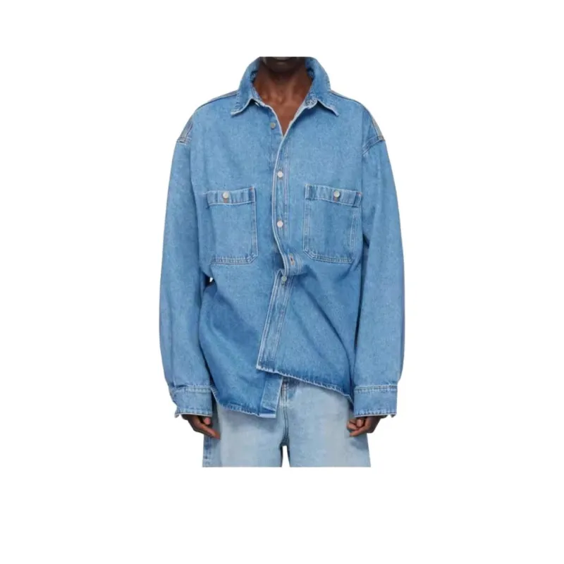 HED MAYNER Classic collar Denim Shirt-0