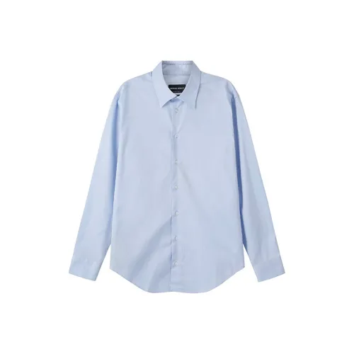 GIORGIO ARMANI SS24 Shirt Men's Light Blue