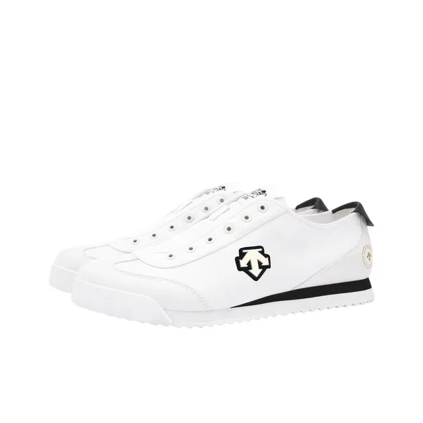 DESCENTE CHRON TEMPO Abrasion Resistant Low Top Casual Shoes Men's White-1