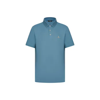 Biyin Leufen Gold Label Series Lapel Short Sleeved Polo Shirt Men's