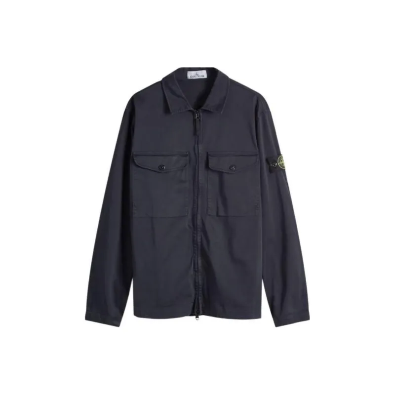 STONE ISLAND Shirts Men Blue-0