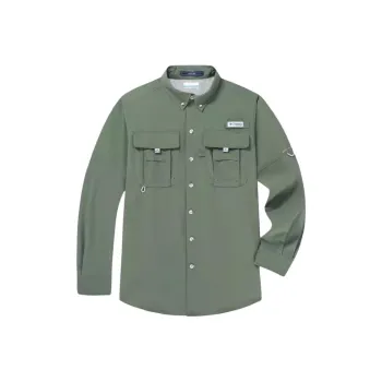 Columbia PFG Shirt Unisex Army Green