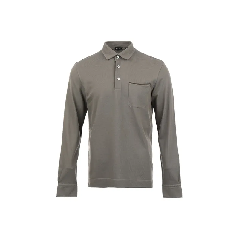 Ermenegildo Zegna Long Sleeved Polo Shirt-15