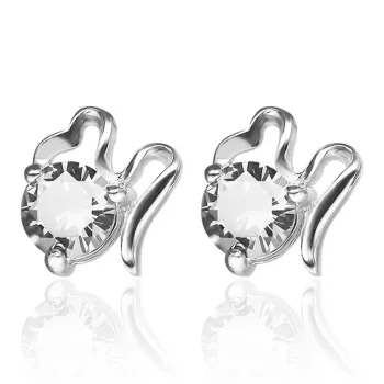 QUIET LOVE Alloy Stud Earrings Women's