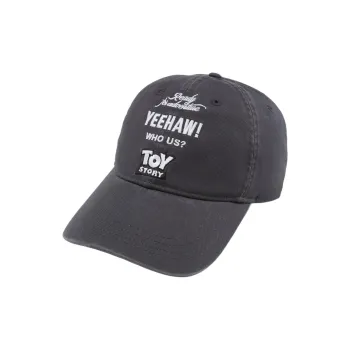 LiNing x Disney Cotton Baseball Caps Unisex Black Pine Gray