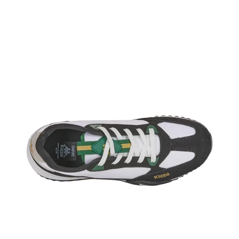 Kappa Arklow 1 Anti Slip Wear Resistant Low Top Casual Shoes Unisex White Black-5