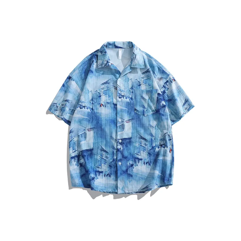 / Shirts Unisex Hebrides Blue-0