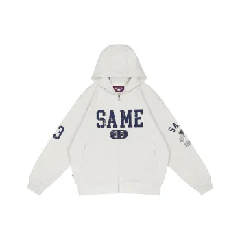 MYSAMESAME Sweatshirt Unisex White Heather Gray