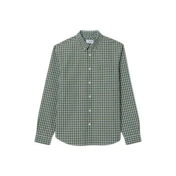 LACOSTE Checked Poplin Shirt
