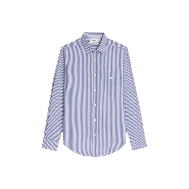 CELINE Chemise Loose Drugstore Poche-0
