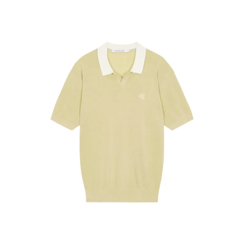 CALVIN KLEIN Polo Shirt Men's Green-0