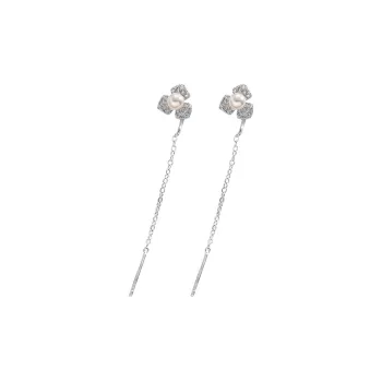 ZHENZHUAOMI Pearl Drop Earrings Women's