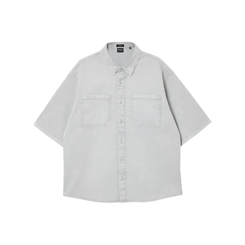 JACK JONES· Shirt Men's G45 Denim Gray Heather Gray-1