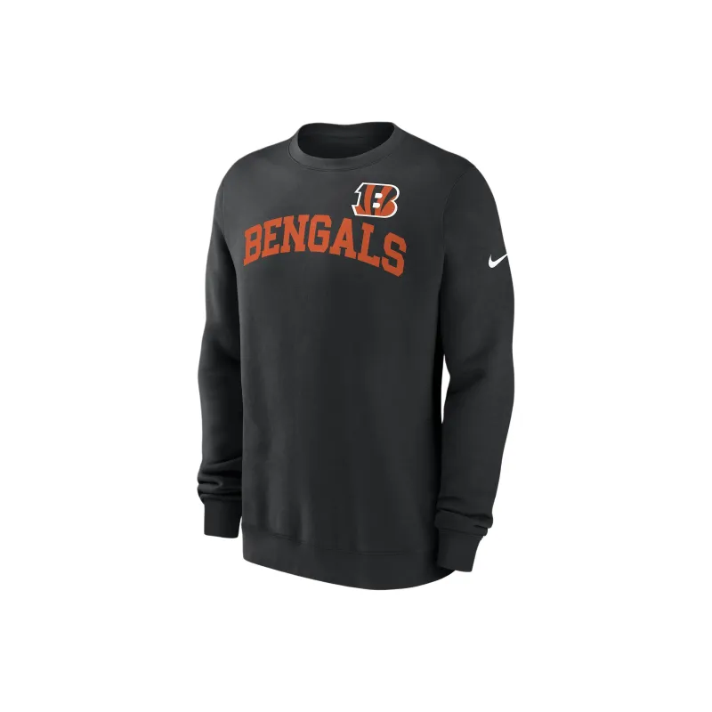 Nike Cincinnati Bengals Club Men's Nike Nfl Pullover Crew-0
