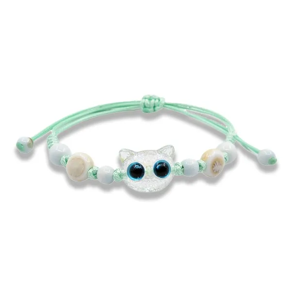 Datang Guoding Colored Glaze Jade Hand Rope Women's-2