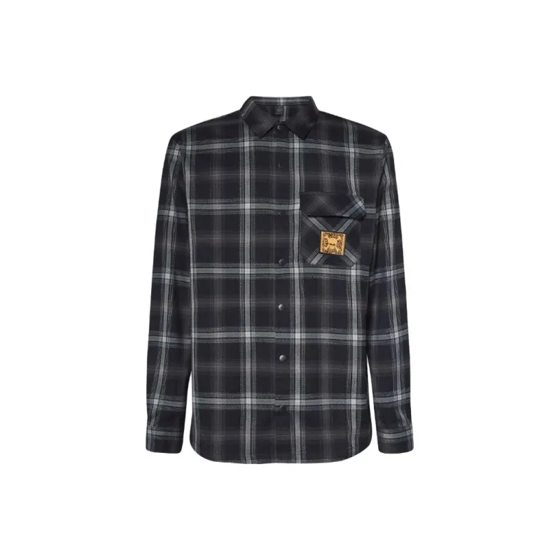 Oakley Shirt Men's Black Gray Color-0