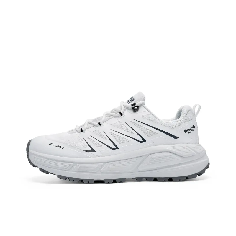 JEEP SPIRIT Running Shoes Men Low Top White-0