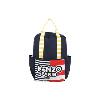 KENZO Kids Rucksack Logo-embroidered Backpack
