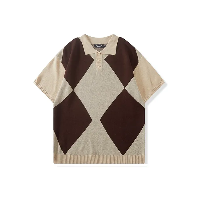 I'm David Polo Shirt Men's Apricot-0