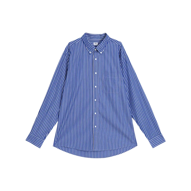 UNIQLO Shirts Men Sea Blue-0