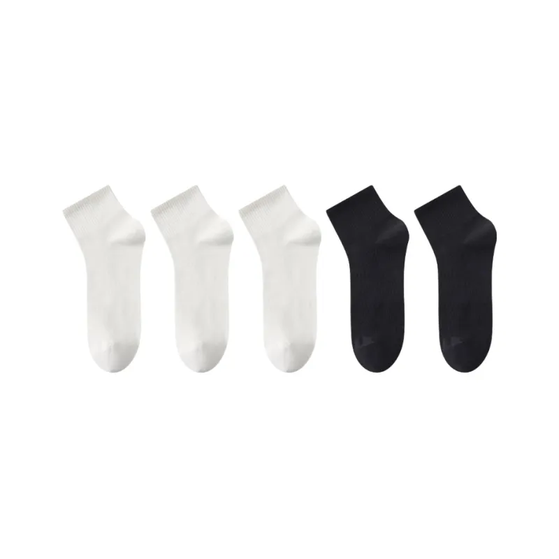 MIIOW Mid Calf Socks Women's 5 Pack-5