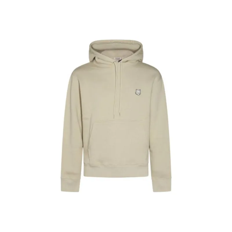 Maison Kitsune Bold Fox Head Patch Drawstring Hoodie-0