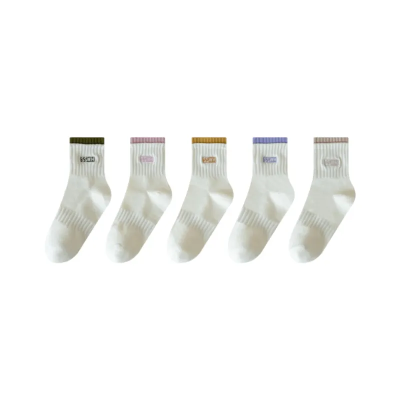 PLANDOO Mid Calf Socks Women's Combo Set-6