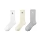 Embroidered Slouch Socks A Set-3 Pack[Modal Lightweight Cool]